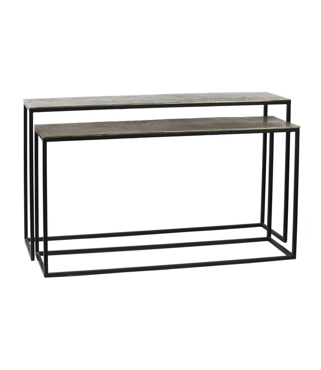 PTMD PTMD Kae Goud Zwart ijzeren rechthoekige