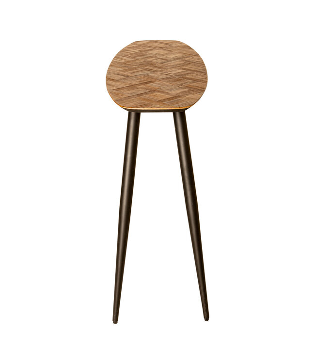 PTMD Tyano Natuurlijke bijzettafel van gerecycled teakhout