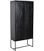 PTMD Onyx kast zwart 2 deuren
