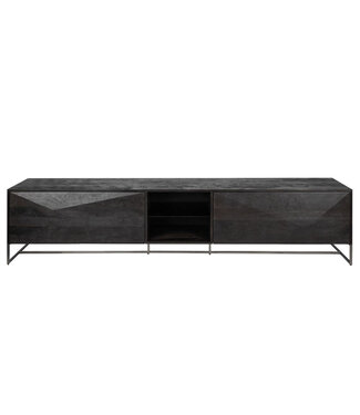 PTMD Onyx tv-kast Zwart/ Zwart