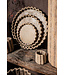 PTMD Jaydean Grey cementplaat met geribbelde structuur rond L.