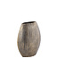 PTMD Jowad Antiek Goud aluminium plaat pot rib hoog ovaal S