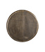 PTMD Jowad Antique Gold aluminium plaat wandpaneel geribbeld M