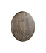 PTMD Jowad Antique Gold aluminium plaat wandpaneel geribbeld M