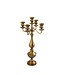 PTMD Manuelle Gouden gegoten aluminium kaarsenhouder M