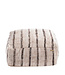 Bazar Bizar De Oh My Gee Poef - Bohemian Wit 25x60x60cm