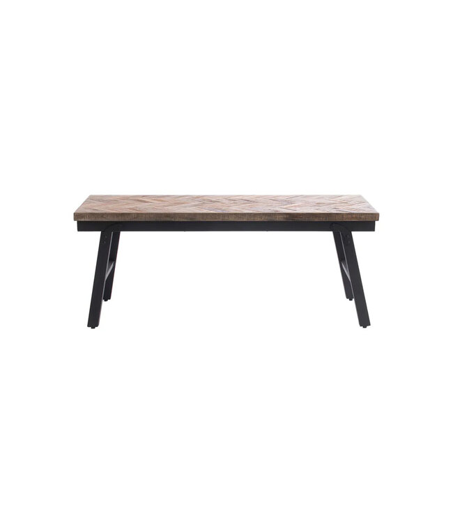 Bazar Bizar De Herringbone Bank - Natuurlijk - 40x45x110cm