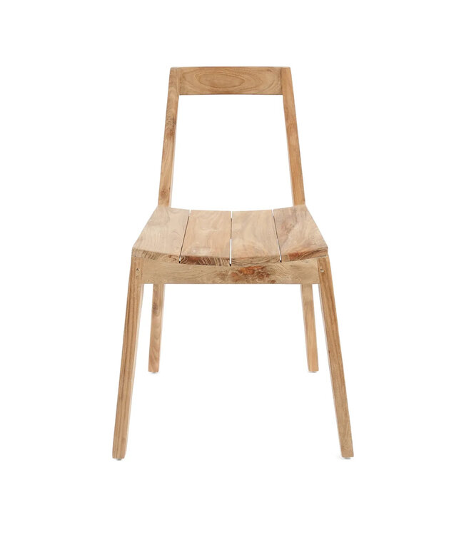Bazar Bizar De Paxi Eetkamerstoel - Natuurlijk - Buitenshuis 59x55x53cm