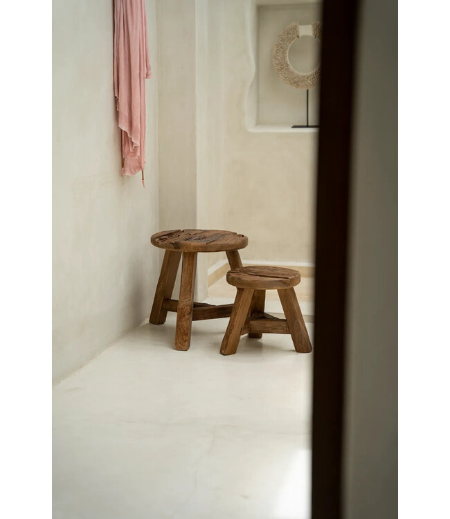 Bazar Bizar De Yatai Kruk - Natuurlijk - M 37x33x37cm