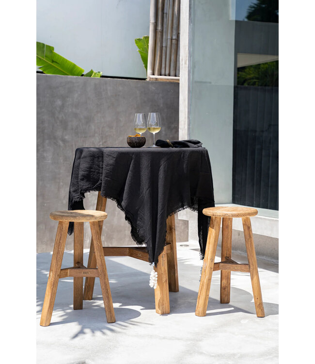 Bazar Bizar De Fusuma barkruk - Buitenshuis 35x66x35 Cm