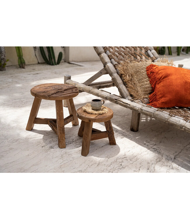 Bazar Bizar De Yatai Kruk - Natuurlijk - M 37x33x37cm