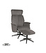 LABEL51 Lounge chair Verdal + Ottoman 77x79x109 cm