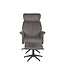LABEL51 Lounge chair Verdal + Ottoman 77x79x109 cm