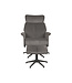 LABEL51 Lounge chair Verdal + Ottoman 77x79x109 cm