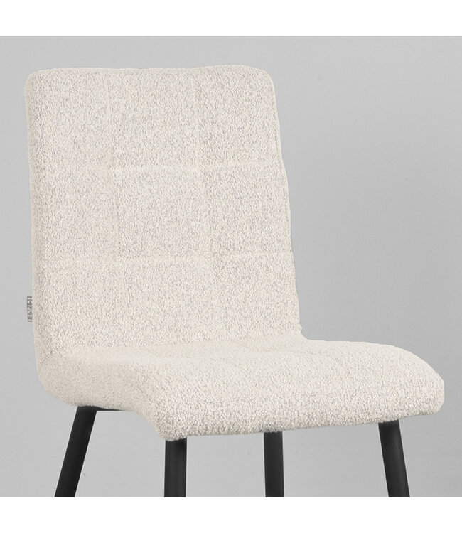 LABEL51 Eetkamerstoel Sam - Naturel - Boucle
