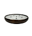 PTMD Bunty Koper Aluminium Gehamerde Kaars Rond M (set van 2)