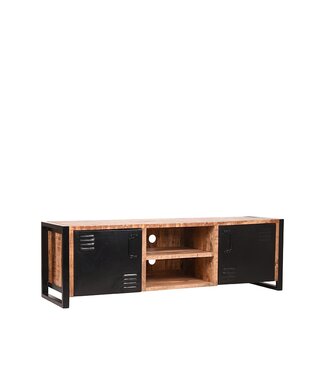LABEL51 Tv-meubel Brussels - Ruw - Mangohout - 160 cm