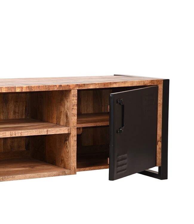 LABEL51 Tv-meubel Brussels - Ruw - Mangohout - 160 cm