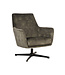 LABEL51 Fauteuil Toby - Hunter - Velours