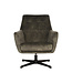LABEL51 Fauteuil Toby - Hunter - Velours