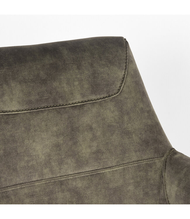LABEL51 Fauteuil Toby - Hunter - Velours