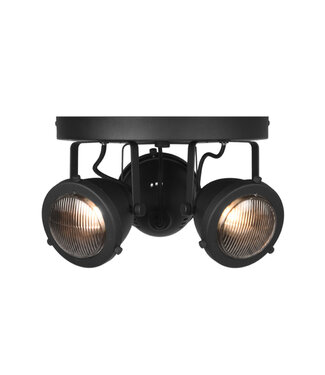 LABEL51 Spot Moto led - Zwart - Metaal - 3 Lichts