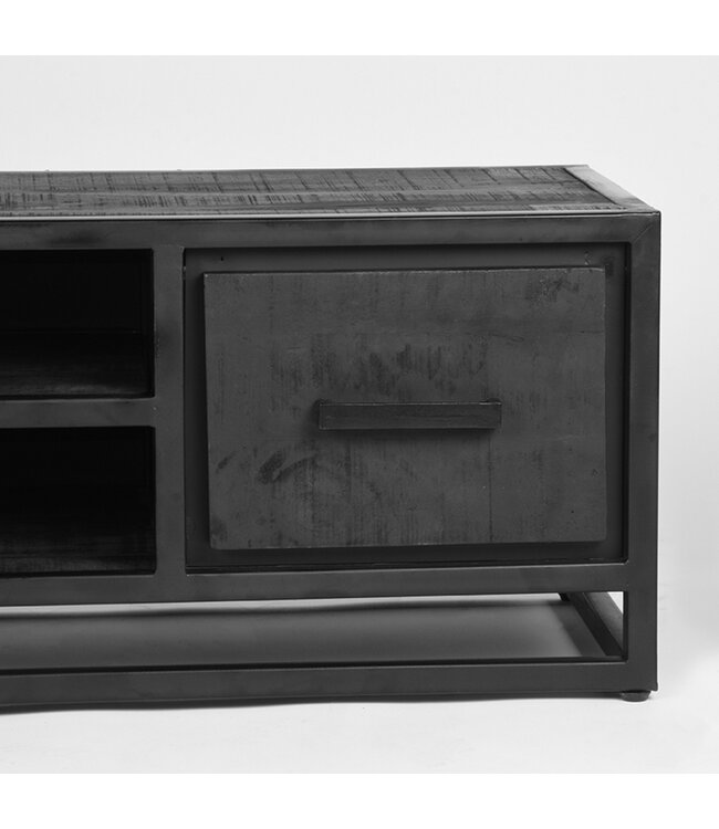 LABEL51 Tv-meubel Chili - Zwart - Mangohout - 120 cm