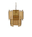 PTMD Loucas Messing Glans Glas Hanglamp Lagen S