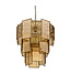 PTMD Loucas Messing Glans Glas Hanglamp Lagen L