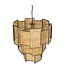 PTMD Loucas Messing Glans Glas Hanglamp Lagen L