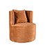 LABEL51 Fauteuil Evy - Oker - Velours