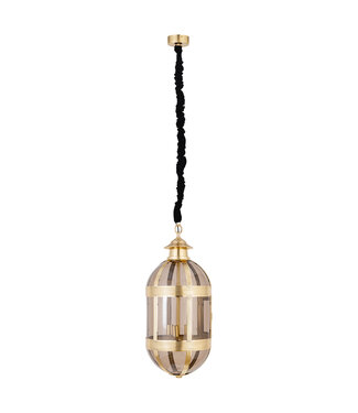 PTMD Mikk Messing Antieke Lusterglass Hanglamp Ovaal L