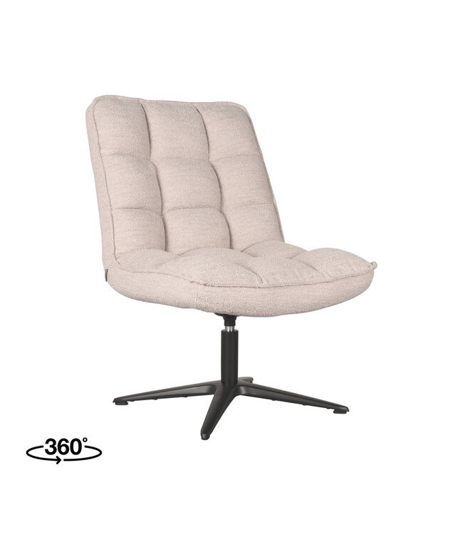 LABEL51 Fauteuil Vince - Natuurlijk - Bouclé