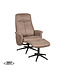 LABEL51 Lounge chair Bergen + Ottoman 77x76x105 cm