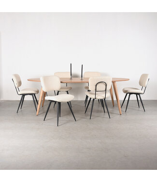 LABEL51 Eettafel Ines 240x110x76 cm