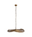 PTMD Shauney Gouden IJzeren Golvende Hanglamp Rond S