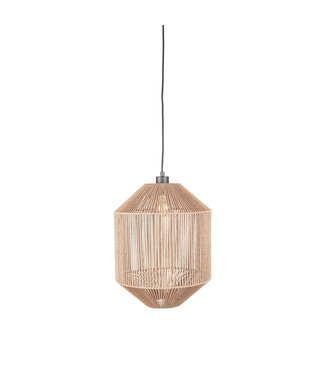 LABEL51 Hanglamp Ibiza - Naturel - Jute - 1-Lichts Cilinder