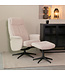 LABEL51 Lounge chair Bergen + Ottoman 77x76x105 cm