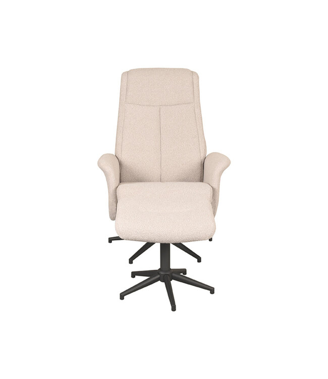 LABEL51 Lounge chair Bergen + Ottoman 77x76x105 cm