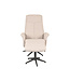 LABEL51 Lounge chair Bergen + Ottoman 77x76x105 cm