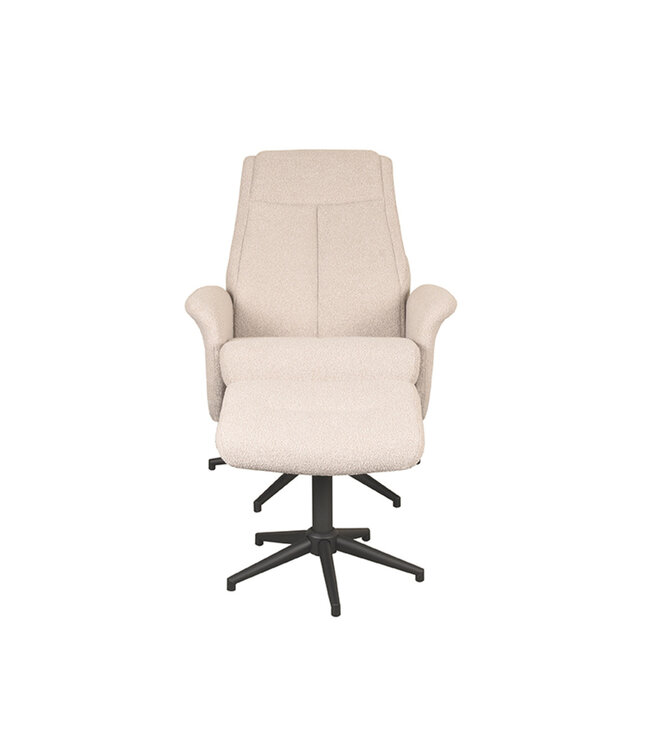 LABEL51 Lounge chair Bergen + Ottoman 77x76x105 cm