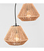 LABEL51 Hanglamp Ibiza - Naturel - Jute - 3-Lichts