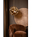 PTMD Thyro Antiek Messing Glas Amber Bal Lamp