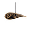 PTMD Loulou Natuurlijke Zeegras Golvende Hanglamp S
