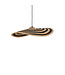 PTMD Loulou Natuurlijke Zeegras Golvende Hanglamp S