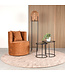 LABEL51 Fauteuil Evy - Oker - Velours