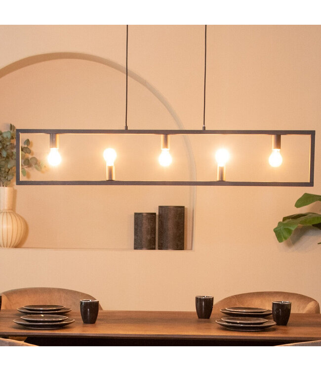 LABEL51 LABEL51 Hanglamp Quadrato - Zwart - Metaal