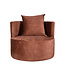 LABEL51 LABEL51 Fauteuil Evy - Roest - Fluweel