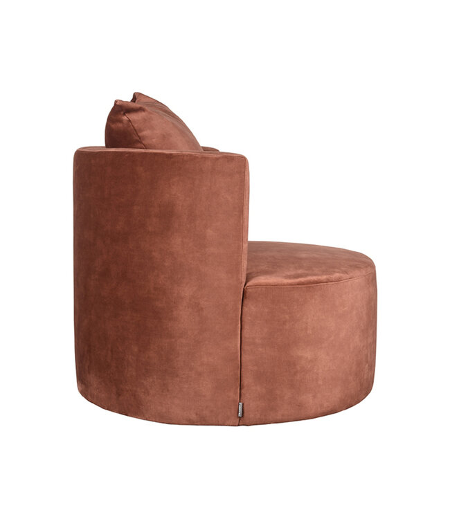 LABEL51 LABEL51 Fauteuil Evy - Roest - Fluweel