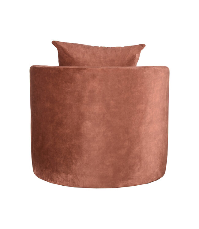 LABEL51 LABEL51 Fauteuil Evy - Roest - Fluweel